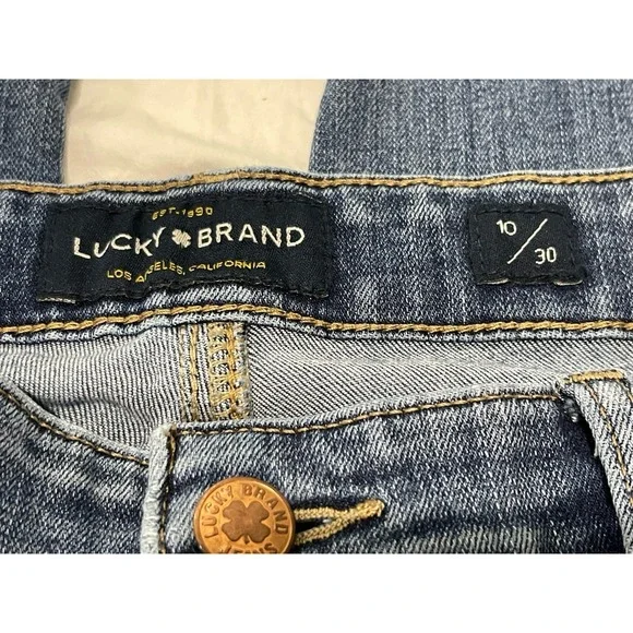 Lucky Brand Jeans Lolita Skinny Medium Wash Blue Stretch Denim Women's Sz 10/30 - Picture 6 of 6